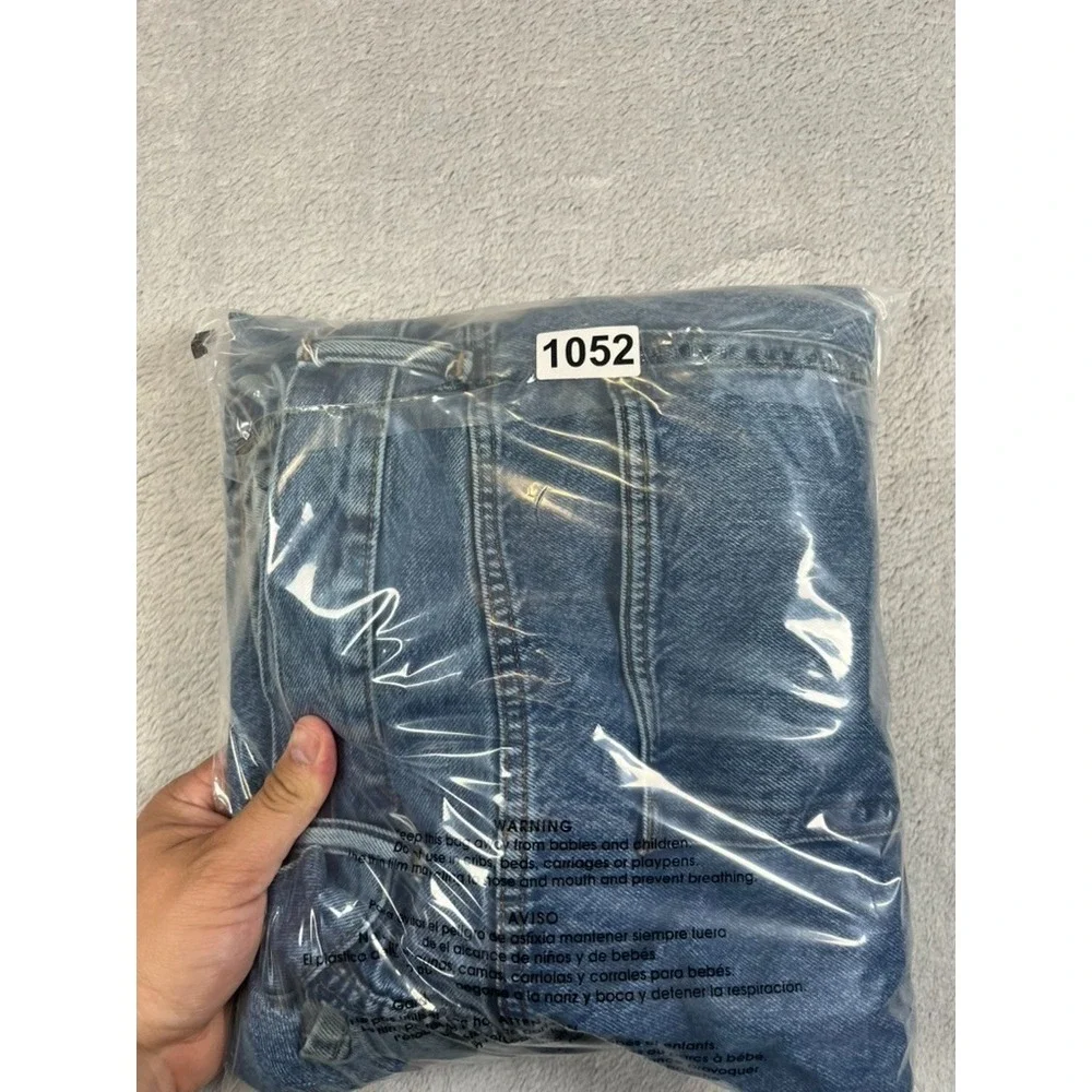 Gap Baggy Fit Jeans Mens 40x30 Skate Streetwear Light Wash Denim
